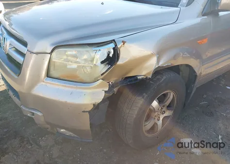 2006 Honda Pilot Ex-L из США, поврежденный, VIN 2HKYF18736H510041